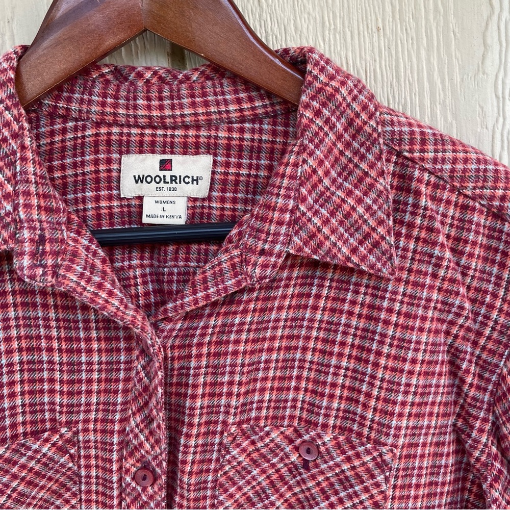 Woolrich Red Casual Button Down Shirt